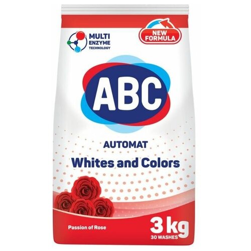 Стиральный порошок ABC для цветного белья 3 кг 