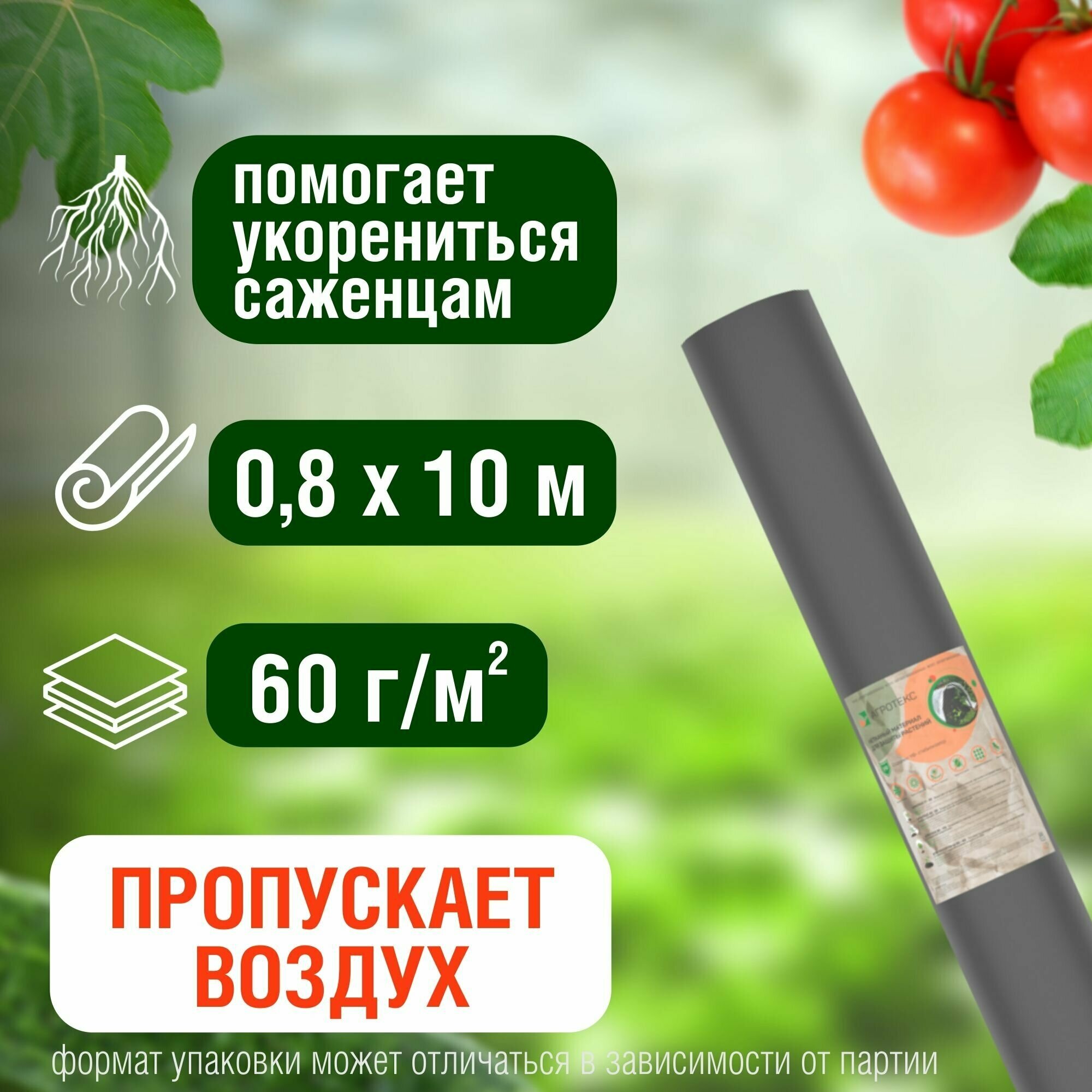 Перфорированная Мульча 60UV 0,8*10М 1РЯД-25*8 Черный(1)протэкт . - фотография № 2