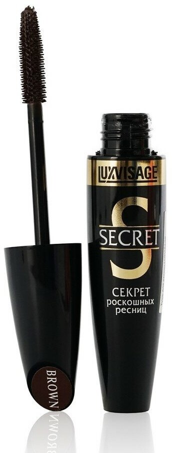 Тушь для ресниц Luxvisage Secret коричневая