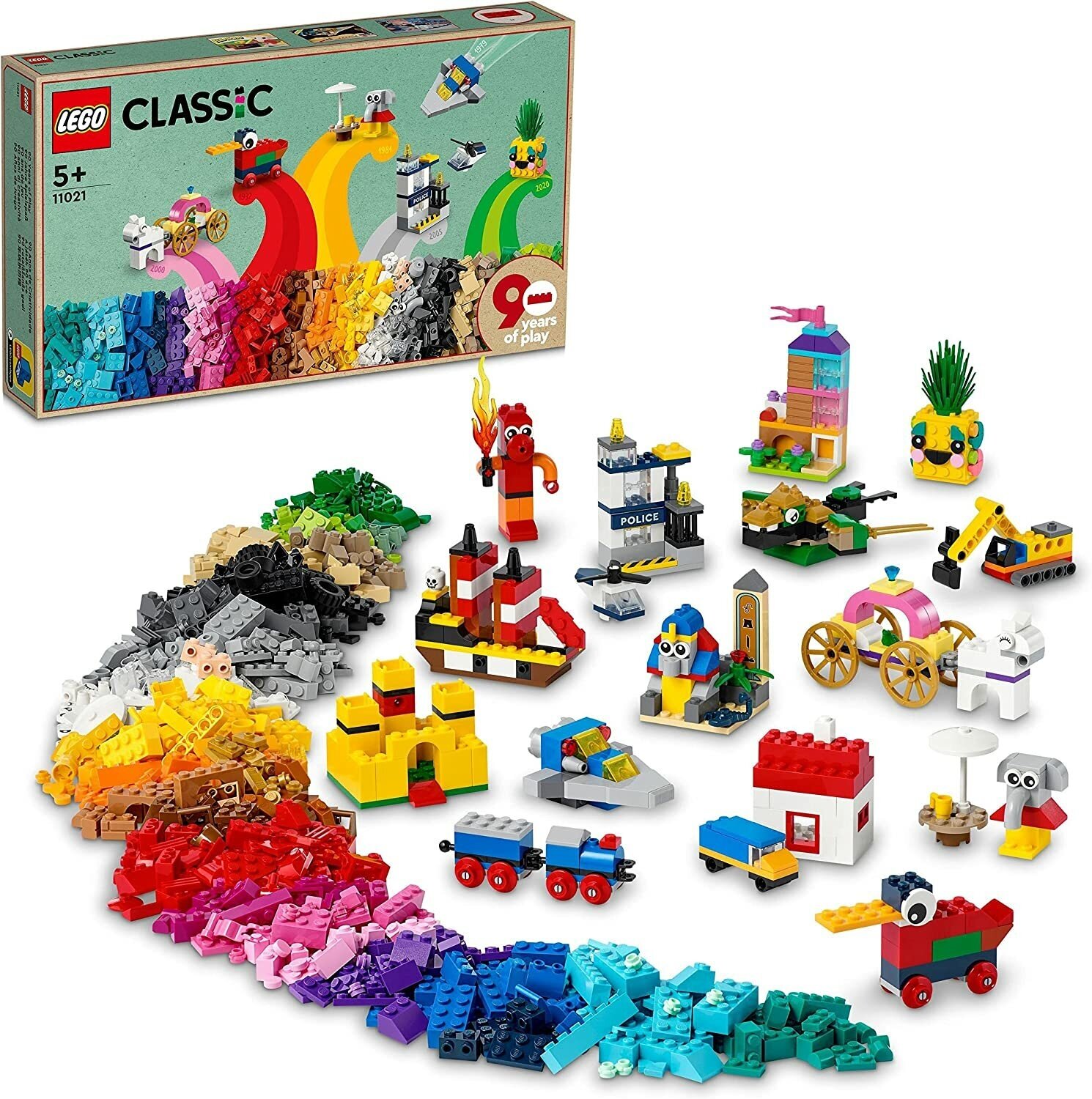 Конструктор LEGO Classic "90 лет игры" 11021 - фото №13