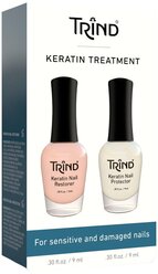 Набор Trind Keratin Nail Restorer & Keratin Nail Protector