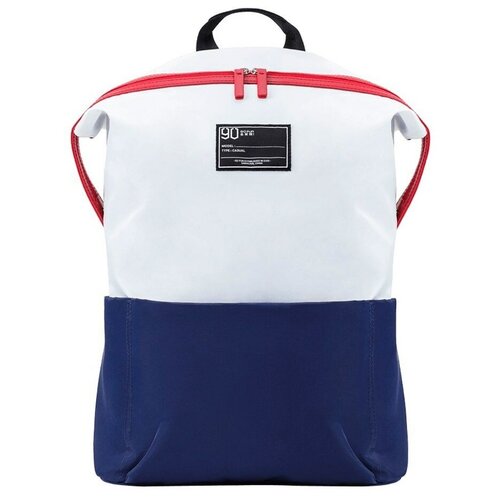 фото Рюкзак xiaomi 90 points lecturer casual backpack (white-blue)