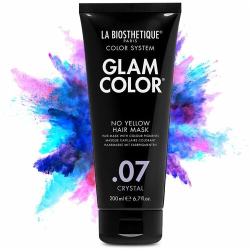 Купить La Biosthetique Glam Color Тонирующая маска для волос No Yellow .07 Crystal, 200 мл, туба
