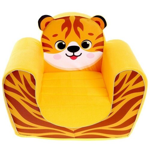 Мягкая игрушка-кресло «Тигрёнок» мягкая игрушка кресло zabiaka тигрёнок 54 см оранжевый желтый