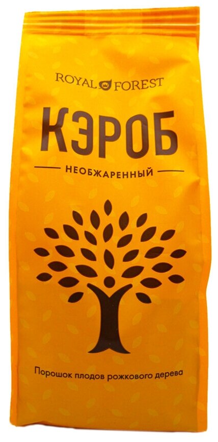 Кэроб необжаренный порошок (carob) Royal Forest | Роял Форест 200г