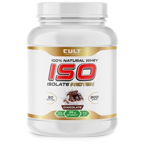 Cult ISO Protein - 900 грамм, шоколад cult iso protein 900 грамм клубника