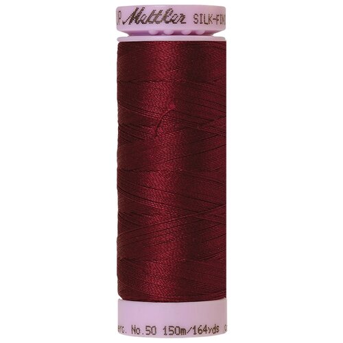 Нить для машинного квилтинга SILK-FINISH COTTON 50, 150 м 100% хлопок 0109 Bordeaux ( 9105-0109 ) вентиль для агрегатов hljbk 008f 0109 tbvf