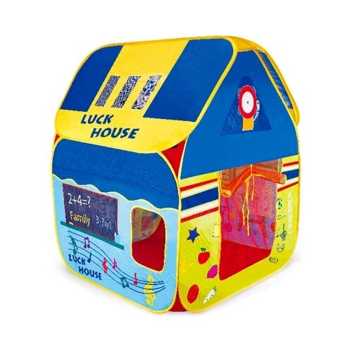 фото Палатка игровая "музыкальный домик" рыжий кот