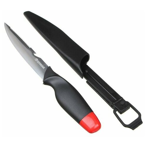 Нож нетонущий для рыбалки и туризма c ножнами, нерж. сталь ермак нож фиксированный ермак 633 016 коричневый