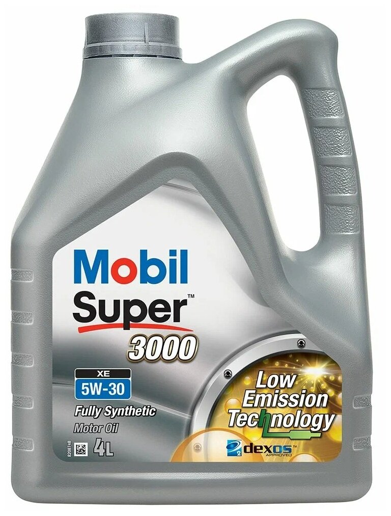 Синтетическое моторное масло MOBIL Super 3000 XE 5W-30, 4 л, 1 шт.