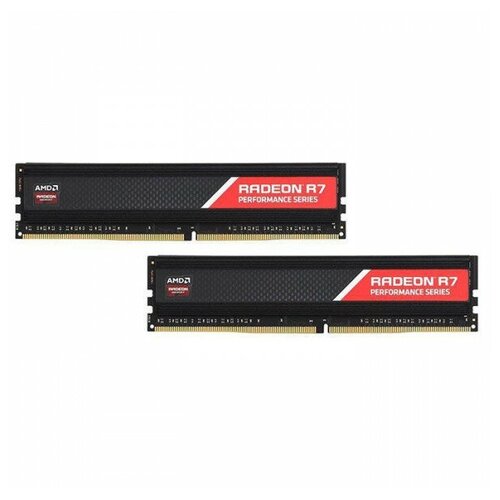 Оперативная память AMD Radeon R7 Performance 8 ГБ (4 ГБ x 2 шт.) DDR4 2666 МГц DIMM CL16 R7S48G2606U1K