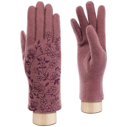 Перчатки LABBRA, размер 7, фиолетовый, розовый