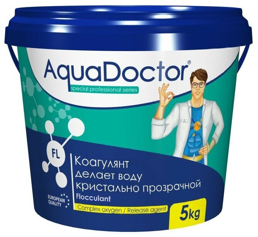 Коагулирующее средство в гранулах AquaDoctor FL (5 кг)