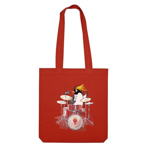 фото Сумка шоппер us basic, красный