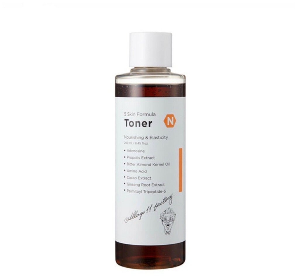 Укрепляющий тонер с пептидами, 250 мл | VILLAGE 11 FACTORY N Skin Formula Toner