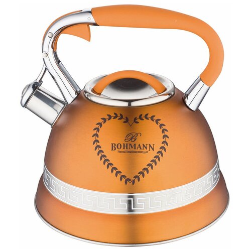 фото Bohmann чайник bh-9911 3 л, оранжевый
