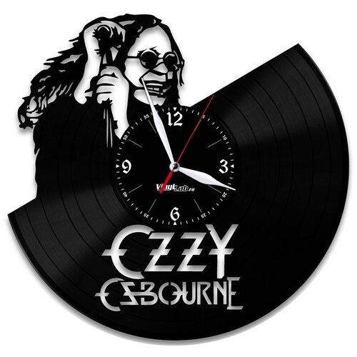 фото Часы из виниловой пластинки (c) vinyllab ozzy ozbourne