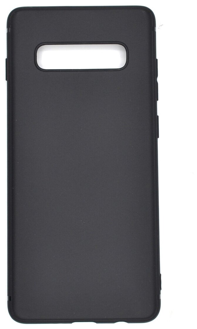 Чехол матовый для Samsung Galaxy S10 Plus черный