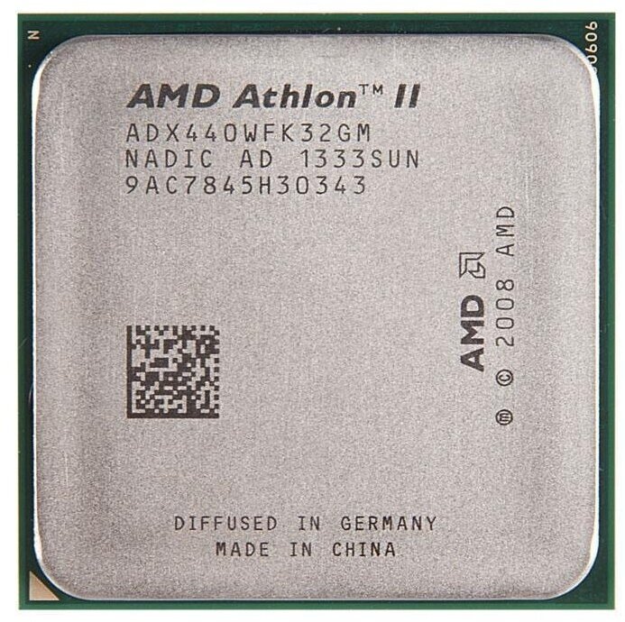 Процессор AMD Athlon II X3 440 AM3,  3 x 3000 МГц, OEM
