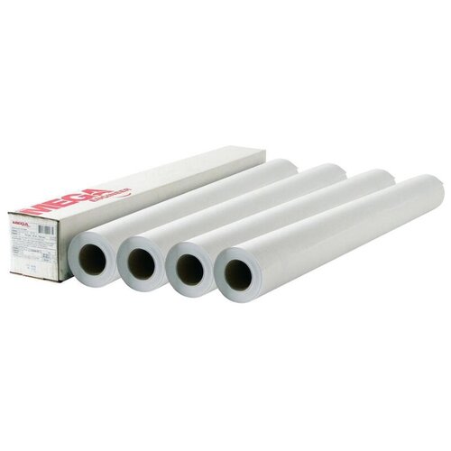 Бумага широкоформатная ProMEGA engineer standart 70г 841ммx45м 50.8 4рул/уп бумага promega engineer bright white 841 мм x 150 м 80 г м² 841 мм x 150 м белый