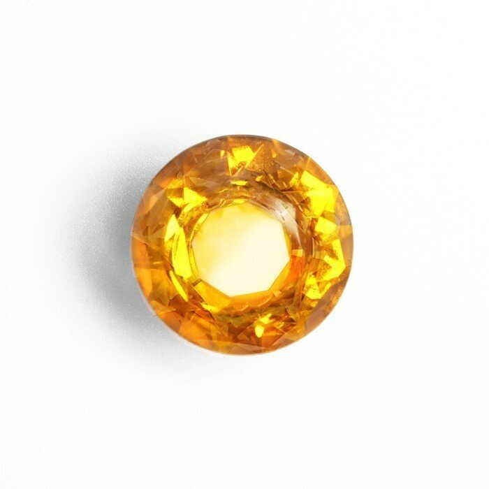 Ручка кнопка CAPPIO, цвет золотой "Алмаз", стеклянная, d=25 мм - фотография № 6