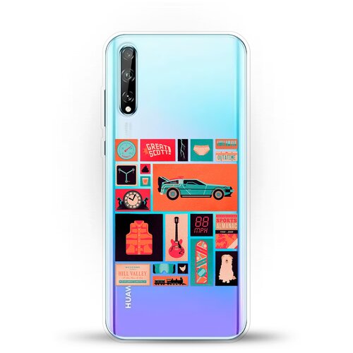 фото Силиконовый чехол back на huawei y8p andy & paul