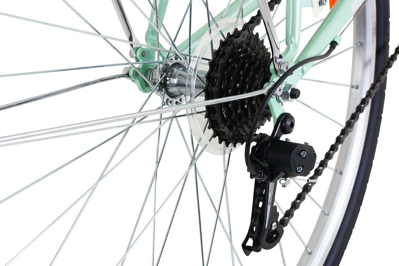 Велосипед Wels Swift (28", 460мм, зеленый, 7ск, 2023)