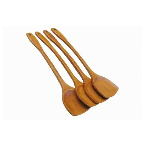 Лопатка деревянная, бамбук , длина 39 см