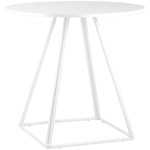 фото Стол кухонный stool group kon 80, d: 80 см, белый