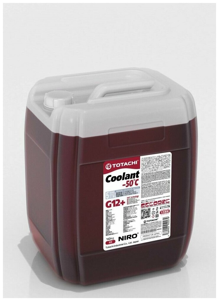 Антифриз TOTACHI NIRO COOLANT RED G12+ -50C 10кг