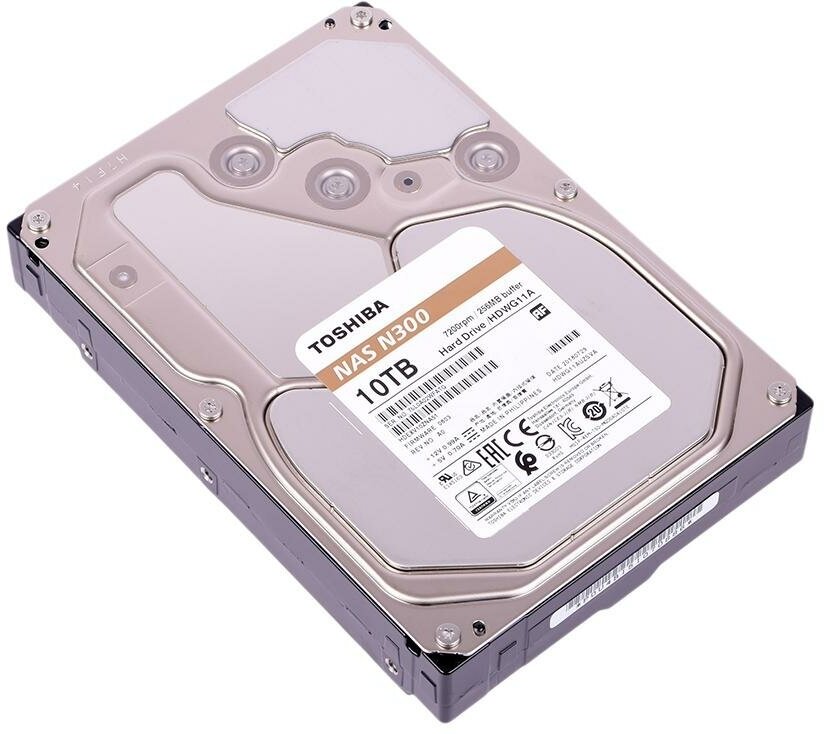 Жесткий диск TOSHIBA N300 , 10Тб, HDD, SATA III, 3.5", BULK - фото №5