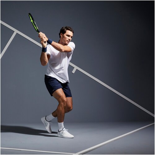 фото Мужские кроссовки для тенниса ts100, размер: 45, цвет: белый artengo х декатлон decathlon