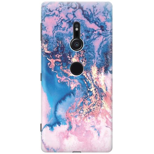 фото Cиликоновый чехол на sony xperia xz2 / сони иксперия икс зет 2 с принтом "blue marble" gosso