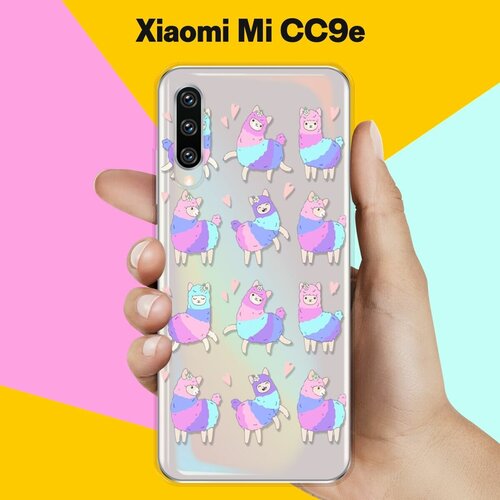 силиконовый чехол ламы на xiaomi mi 10 Силиконовый чехол Цветные ламы на Xiaomi Mi CC9e