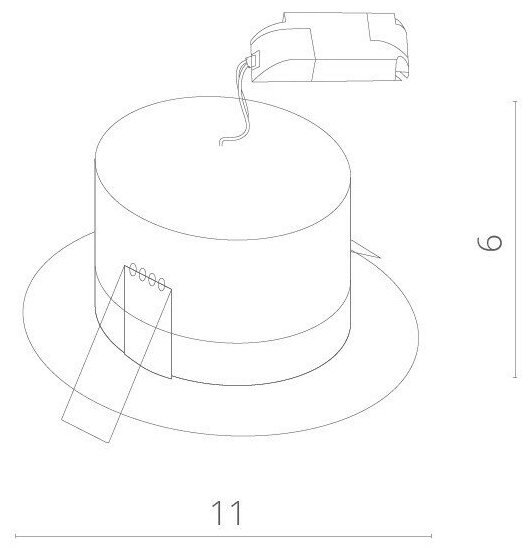 Встраиваемый светильник Arte Lamp UOVO A5438PL-1SS - фотография № 5