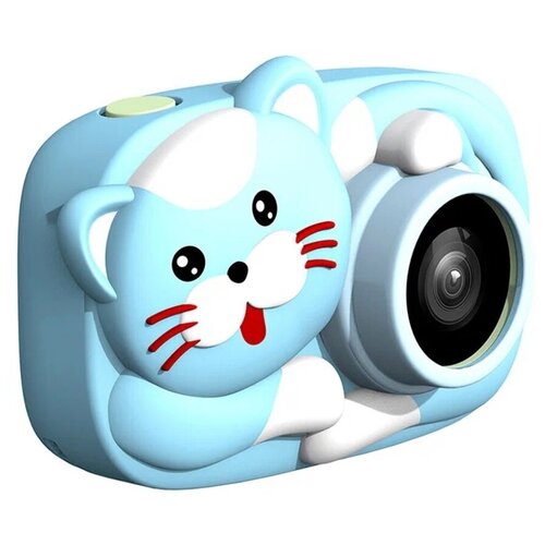 Детский фотоаппарат Lovely Plus Case, 18Мп, 600mAh, Селфи камера, Голубой