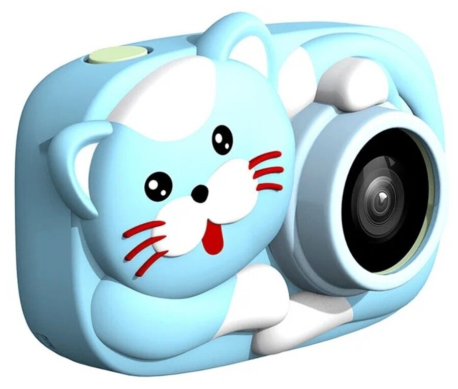 Детский фотоаппарат Lovely Plus Case, 18Мп, 600mAh, Селфи камера, Голубой
