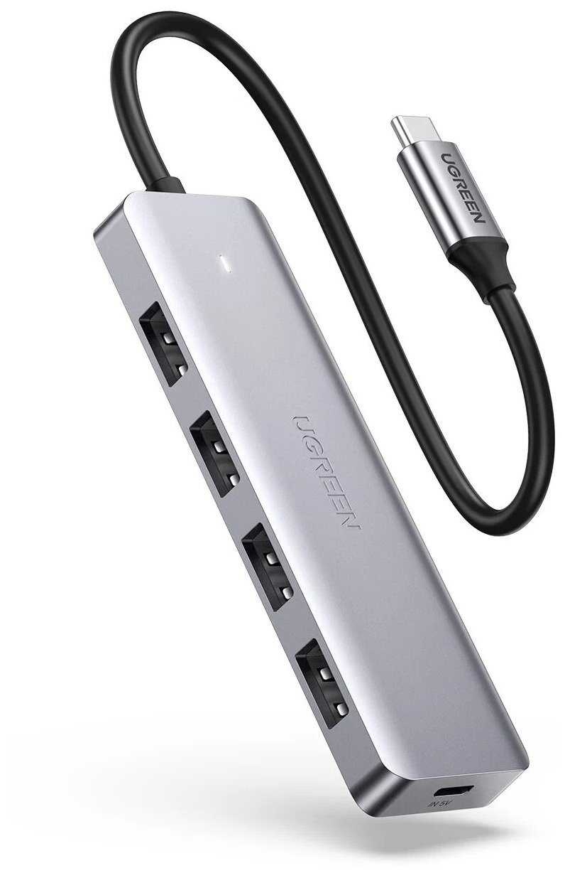 UGREEN CM219 (70336) 4-Ports USB-C 3.0 Hub - Grey