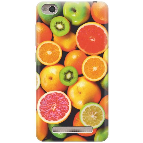 фото Cиликоновый чехол на xiaomi redmi 4a / сяоми редми 4а с принтом "сочные фрукты" gosso