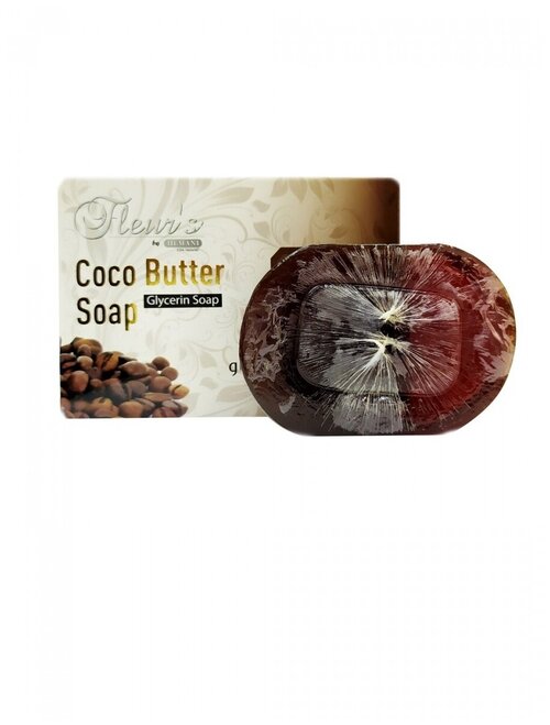 Hemani Fleurs мыло для лица с маслом какао Coco Butter Soap, 75 г