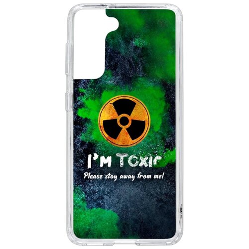 фото Чехол на samsung galaxy s21 kruche print toxic кruче