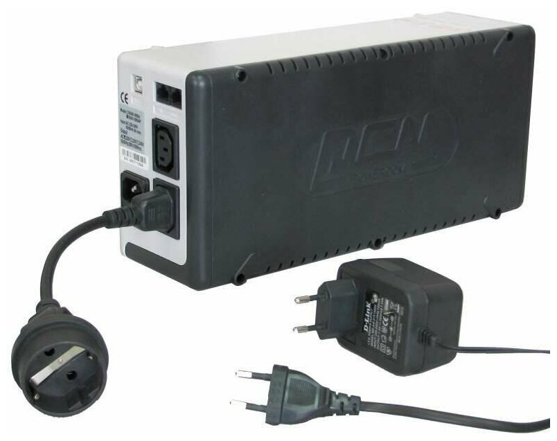 Кабель Powercom SCUT IEC-320 C14 to Socket Type-F 250V 10A - фото №5