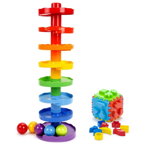 Развивающие игрушки для малышей: Игра Зайкина горка мега 15003 + Игрушка Сортер Кубик логический большой биплант развивающие игрушки тебе игрушка набор игра зайкина горка аттракцион 1 игрушка кубик логический большой