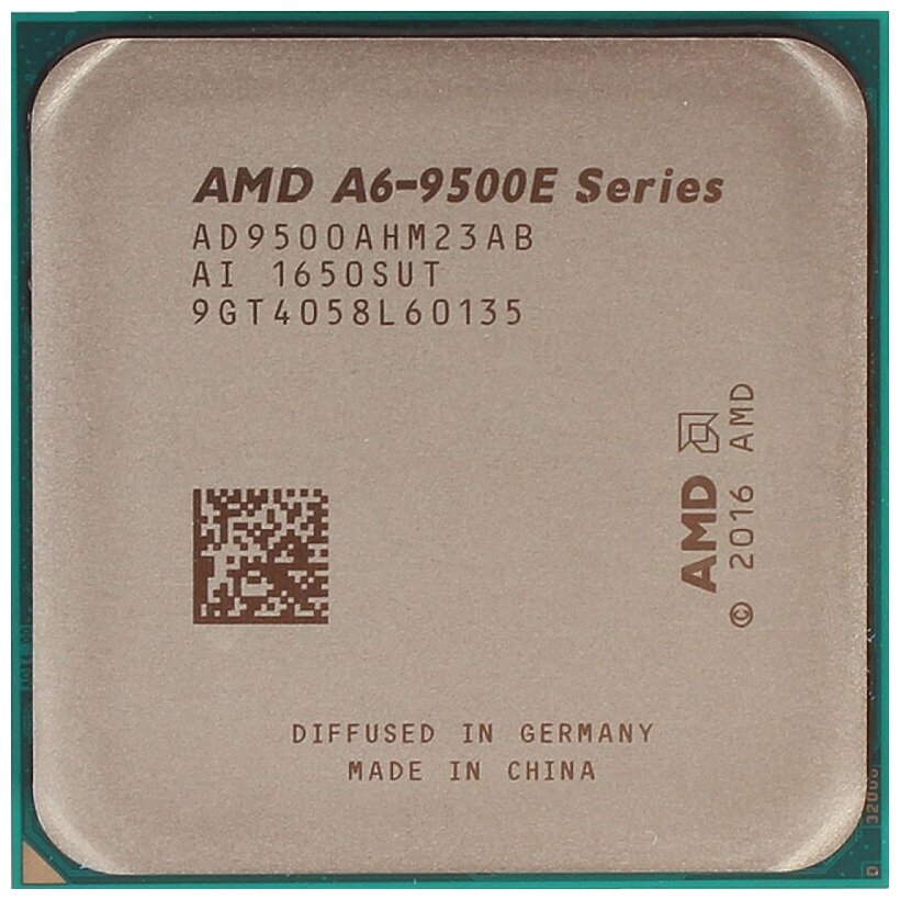 Процессор AMD A6-9500E 3.0Ghz, AM4 (AD950BAHM23AB), OEM