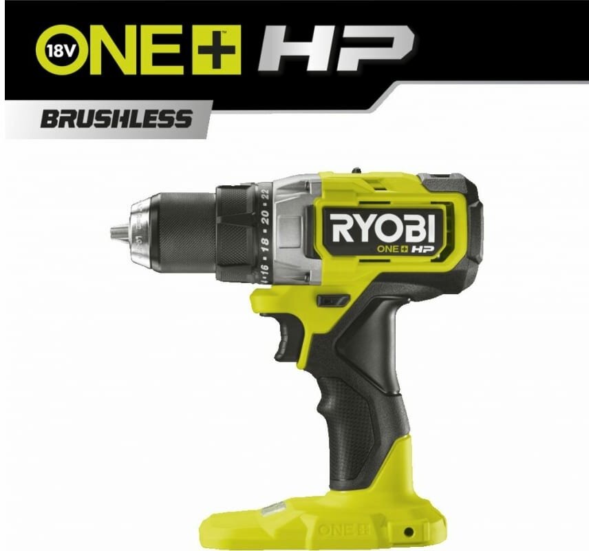 Бесщеточная аккумуляторная дрель-шуруповерт Ryobi ONE+ HP RDD18X-0 5133004985