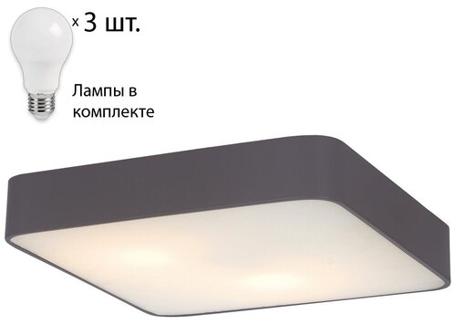 Светильник с лампочками Arte Lamp Cosmopolitan A7210PL-3BK+Lamps390555