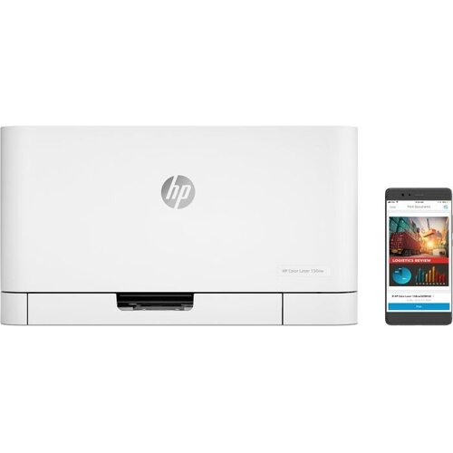 Принтер лазерный HP Color LaserJet 150nw 4ZB95A A4 WiFi белый 3427500₽