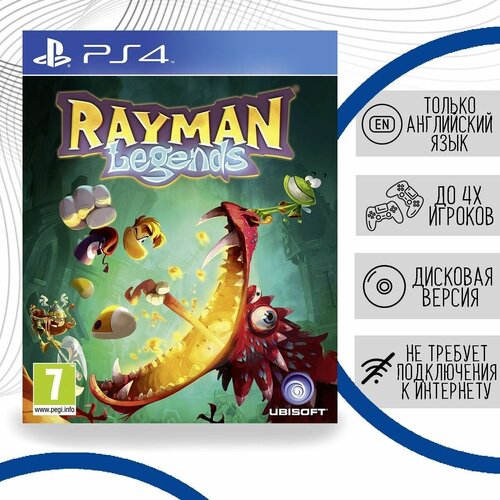 rayman legends definitive edition [switch цифровая версия] цифровая версия Rayman Legends (PS4, английская версия)