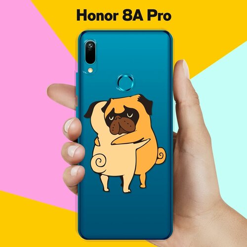 силиконовый чехол мопсы на honor 7s Силиконовый чехол Мопсы на Honor 8A Pro