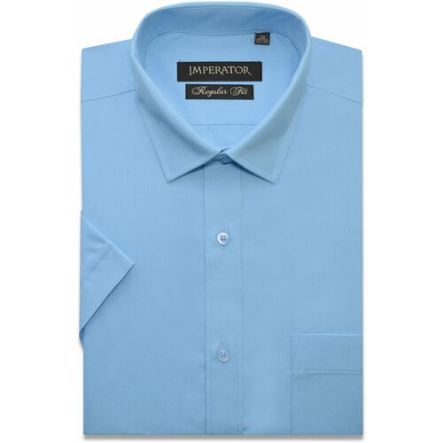 Рубашка Imperator, размер 44 RU/172-180/39 ворот, голубой